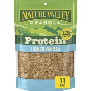 Nature Valley Protein Granola, French Vanilla Flavored, Resealable Bag, 11 oz