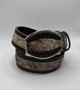 Belt- 100% Leather Cow Hide "Brown"