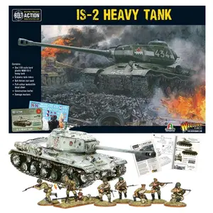 Wargames Delivered Warlord Games Bolt Action IS-2 Heavy Model 28mm WWII Tank Set for Tabletop Wargaming