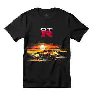 Nissan GT-R Black T-Shirt: Vintage Skyline Tee for Men | Available on Amazon