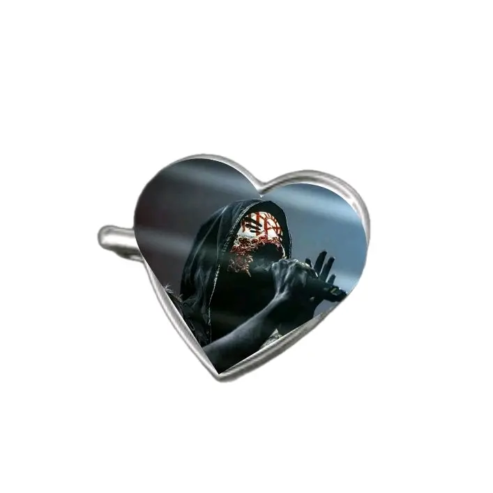 Token Wearable Smart Watch Charm Heart-Shaped Design with Unique Image Inside