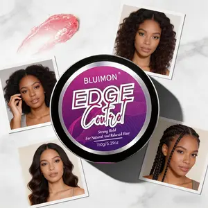 Strong Hold Haircare Edge Control Gel - No Flaking, No White Residue, Non-Greasy, Moisturizing for Sleek Laid Edges & Natural Hair #Summervibes