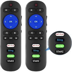Pack of 2 Replacement Remote Compatible with  TCL  TV Remote, RC280 RC282 Remote for TCL 28 32 40 43 48 49 50 55 65 75 85 inch   TV, No Setup & Pair Requried