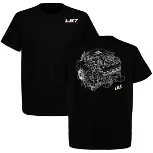 Old School Dmax V8 Power 2-Sided T-Shirt For Car Lover Unisex Cotton