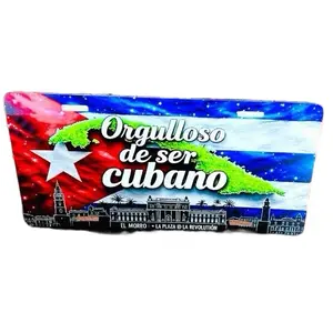 Orgulloso de Ser Cubano edición 2– Chapa Personalizada 12x6” con regalos extras Yard Sign Banner Party Decoration Supplies