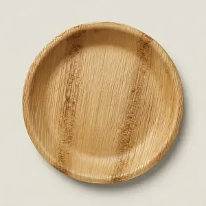 8" Round Compostable Lunch Plates | Areca Leaf Plates (Pack of 50) – EcoChef
