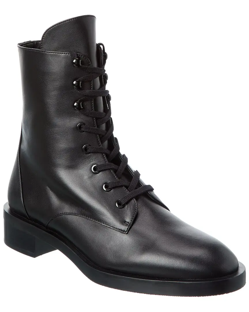 Stuart Weitzman Sondra Sleek Leather Bootie