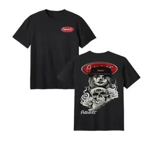 Peterbilt Skull T-Shirt, Vintage Pinup Girl & Skull Graphic, Jennifernolan Trucking Graphic Shirt, For Diesel Mechanics & Semi-Truck Fans, Gift for Trucker Lifestyle Enthusiasts