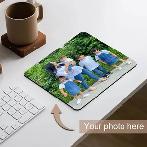 1pc Personalized Mouse Pad, Personalized Family Photo Mousepads, Unique Keyboard Accessory, Desk Decor Aesthetic, Coworker Gift, Custom Office Gift