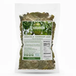 KURANDERO Graviola Soursop Leaf Tea (Hoja de Guanabana) – 4 oz (113g), Over 300 Whole Leaves – Premium 100% Natural Dried Leaves – Product of Mexico – Vegan & Farm-Grown