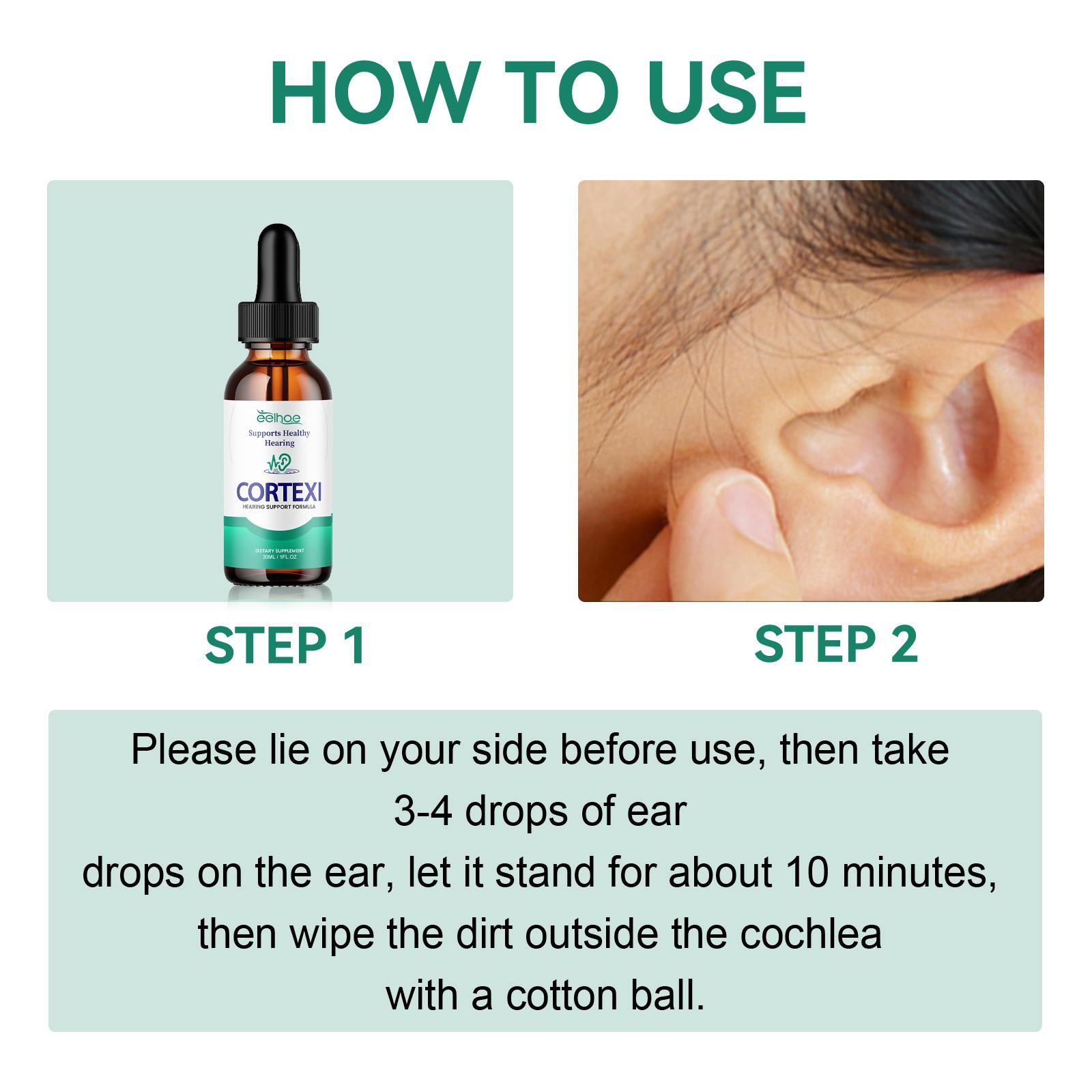 EELHOE Ear Drops  Tinnitus Relief Earwax Cleaning Ear Care
