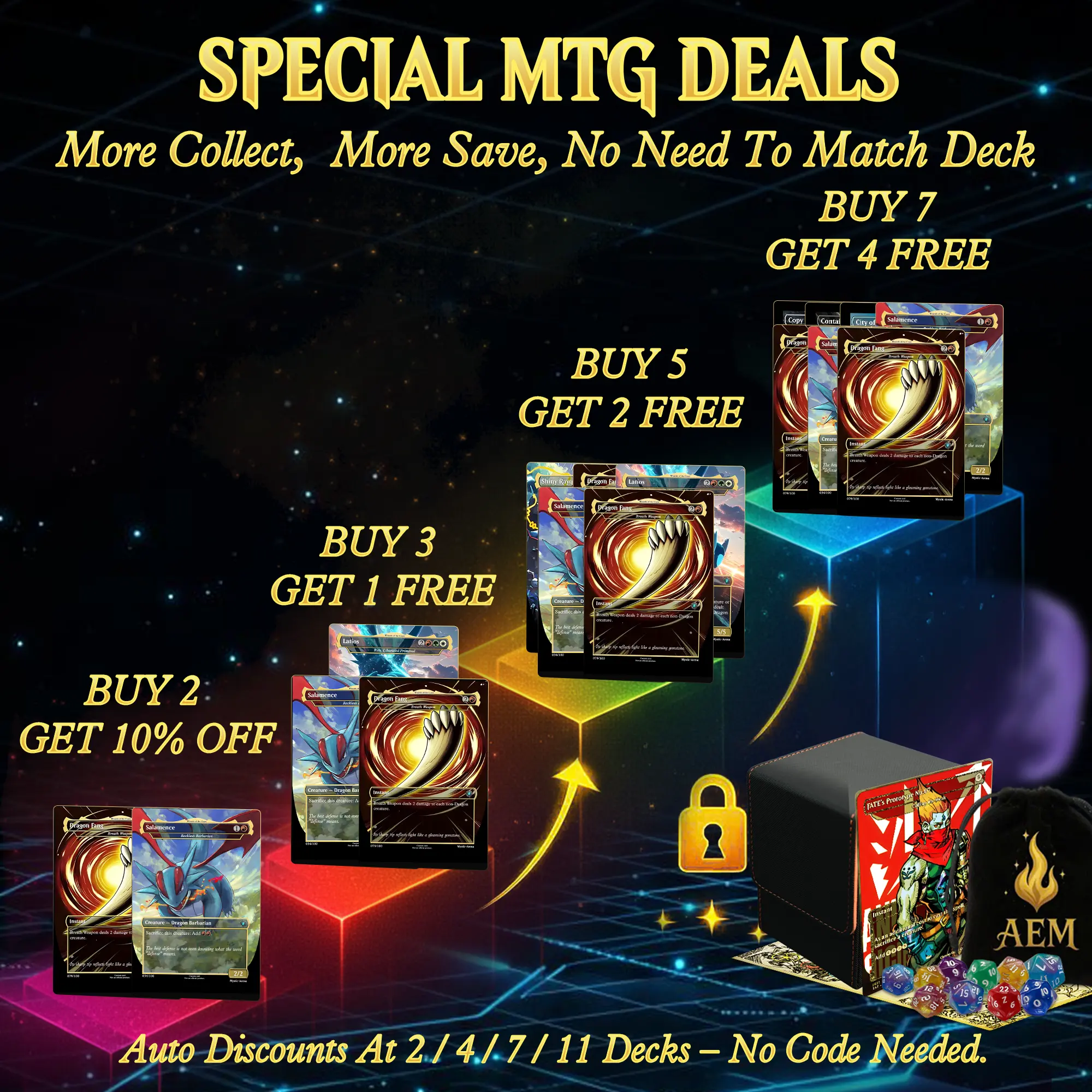 POKMON ANIME MTG PROXY COMMANDER DECK v1  PREMIUM COLLECTOR SET - TikTok  Shop