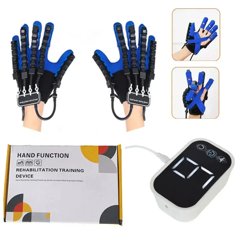 Intelligent Rehabilitation Robot Gloves – Stroke and Hemiplegia Hand Therapy Massage Training Gloves