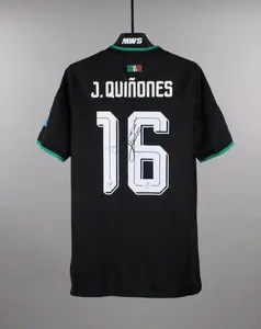 Third jersey (black) Julián Quiñones #16 W2026 full logo for fans