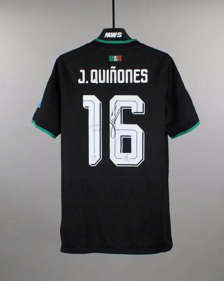 Third jersey (black) Julián Quiñones #16 W2026 full logo for fans