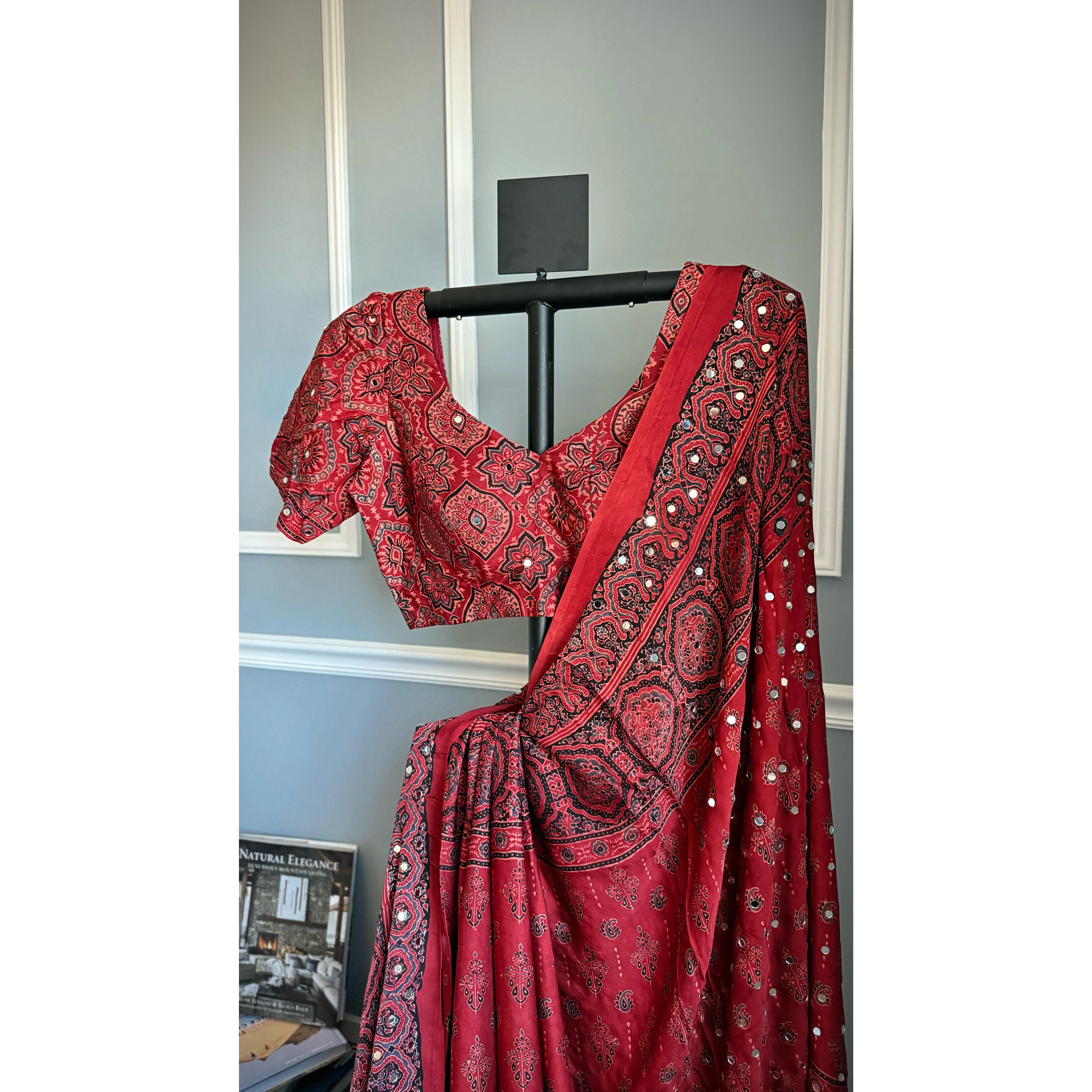 RAAG Ajrakh Saree | 44