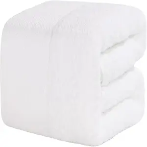 SEISSO Bath Towel 35''x70''Oversized Highly Absorbent & Quick Dry Shower Towel 100% Cotton Luxury Towels  White Water Absorbent Unisex Towels