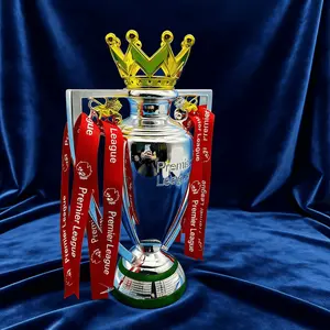 Premier League Cup England Football Championship Trophy Model Fan Memorial Collectible, Not Plated with Precious Metal
