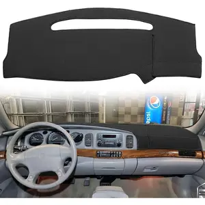 Dash Mat Fit for Buick Lesabre Without Head Up Display Dashboard Pad Cap Carpet K270 (Black)