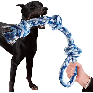 Rope Toys, Indestructible  ,   Toys for Aggressive Chewers, Tough Puppy   Toys for Boredom,  Cleaning Tug of War  ,  for Small to Large Breed