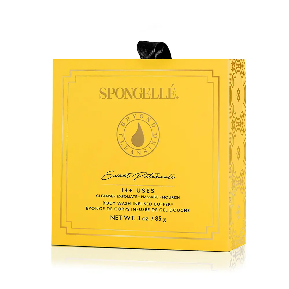 Sweet Patchouli Boxed Flower Body Wash Infused Buffer