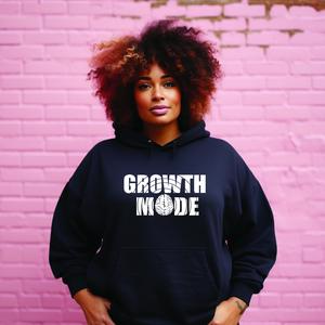 Growth Mode Black Brain Unisex Hoodie