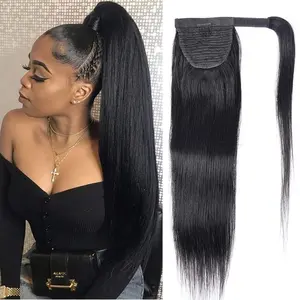 Ponytail Straight by 100%  human color 1b
