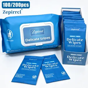 100/200PCS, Multipurpose Unscented Wet Wipes, Alcohol-Free Hypoallergenic Extra Thick Soft Disposable Cleansing Wipes, Ideal for Hot Summer Days, Hand Face Body Care, Home Outdoor Camping Travel Gym Office Picnic Daily Family Use, 20*30cm or 15*20cm.