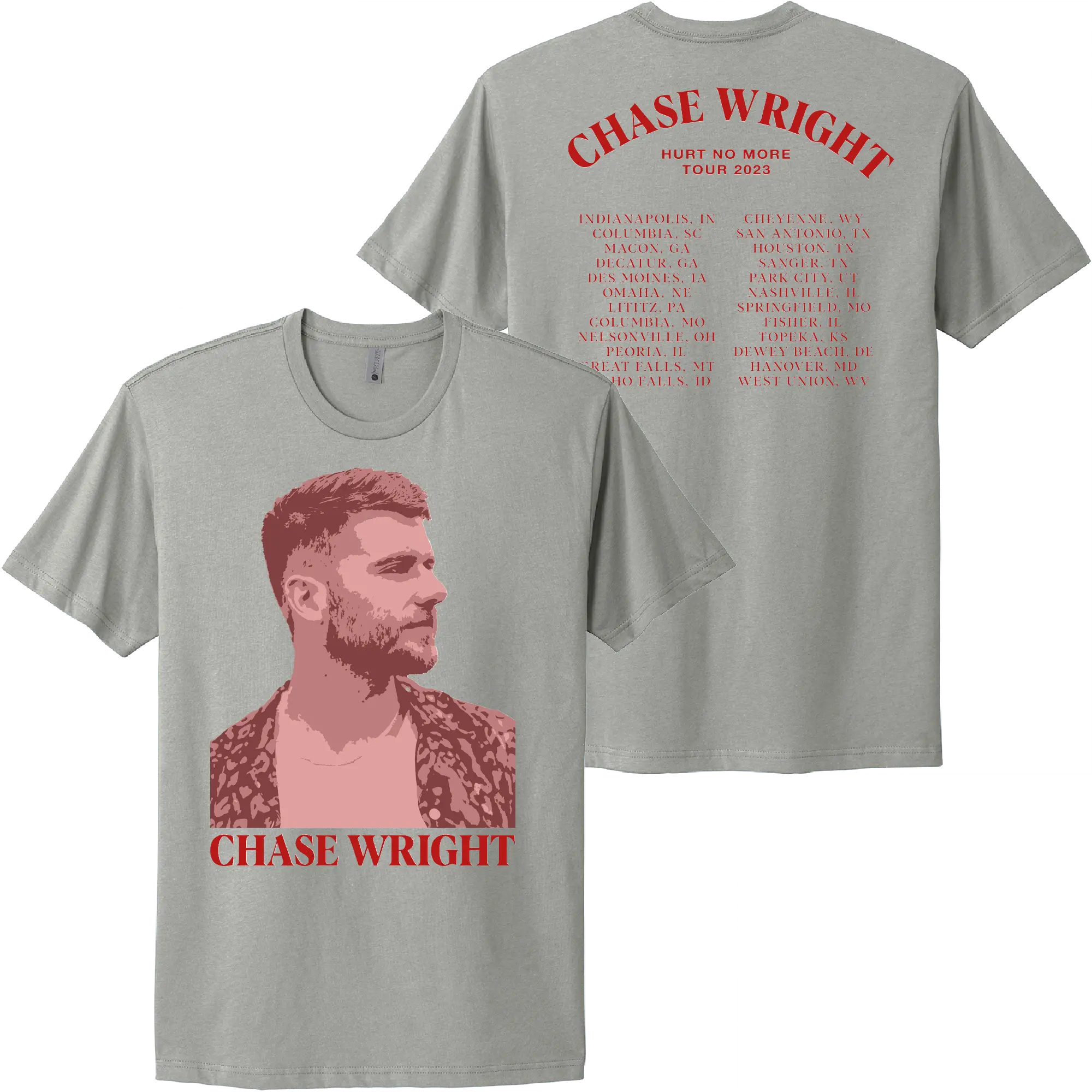2023 CHASE WRIGHT Hurt No More Tour Tee