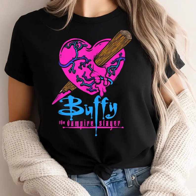 [Sale off up to 50%] Buffy The Vampire Slayer Shirt, Horror Movie Tee, Sunnydale Razorback Tshirt, Dingoes At My Baby Buffy Shirt, Buffy Tshirt