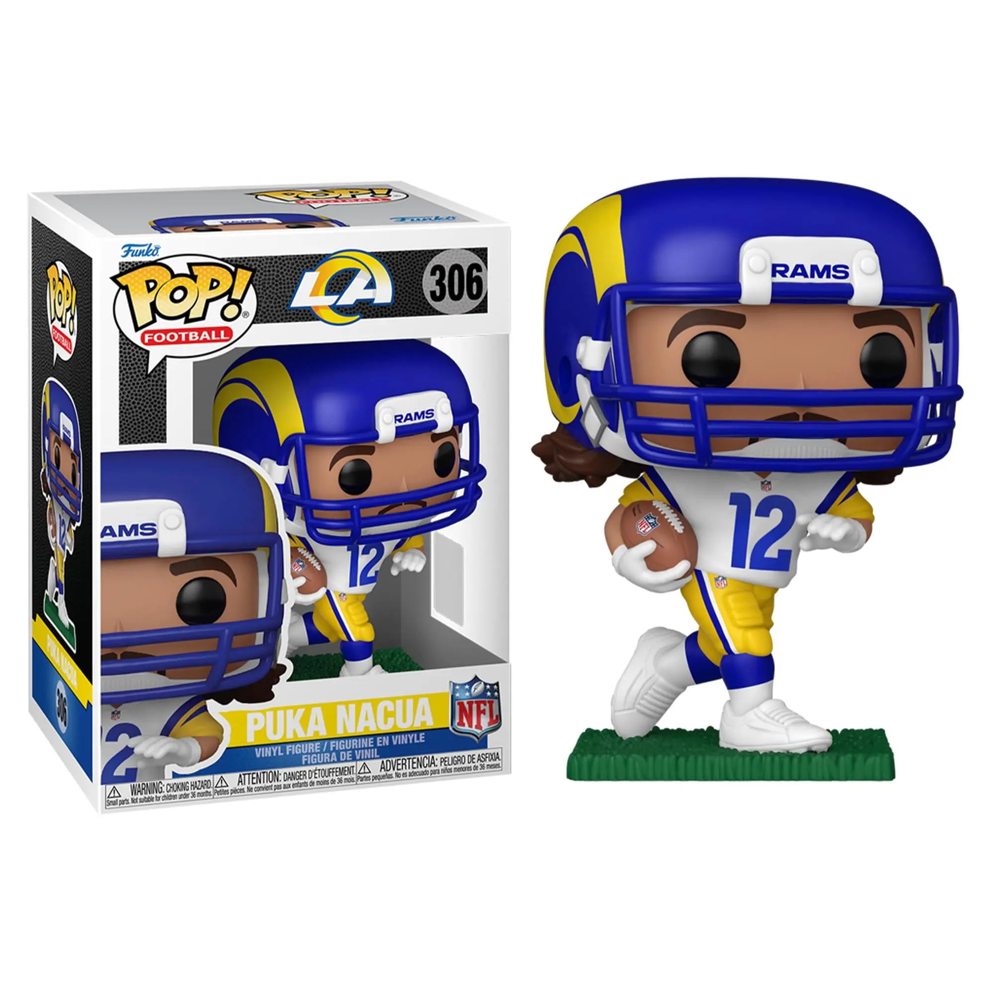 Los Angeles Rams Funko NFL POP | Puka Nacua Los Angeles Rams Funko NFL POP | Puka Nacua