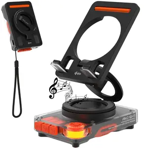 ANCwear Portable Bluetooth Speaker with TF Card Slot, Wireless Bluetooth 5.4, Cell Phone Stand, Dual Bass Diaphragms, Ideal for Gifts Music Player Powerful Audio