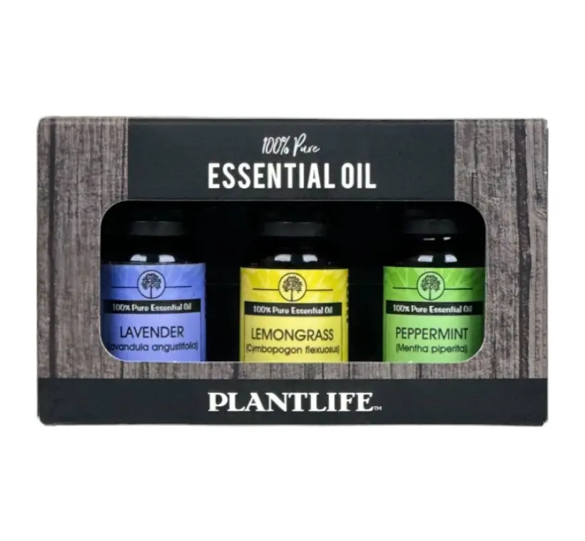 Plantlife Fresh Clothes Essential Oil 3‑Pack – Clean Bright Laundry Aromas
