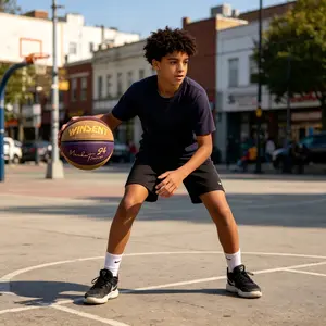 High-Grip Suede Surface, Indoor/Outdoor Use for Basketball Lovers
