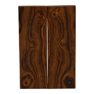 Bookmatched Ironwood Knife Handle Scales – Natural Wood Knife Scales – Knife Scales for DIY Crafts – Ironwood Knife Handle Material – Size 5 x 1 5/8 x 3/8 inches – 1 Pair