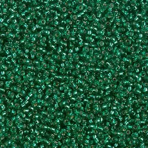 Emerald Miyuki Seed Beads Size 15 #17