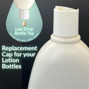 Zero Waste Lotion Cap for Aveeno, Dove, Jergens, Lubriderm, Nivea & More | Classic Fit Starter Duo - 2 fro $10