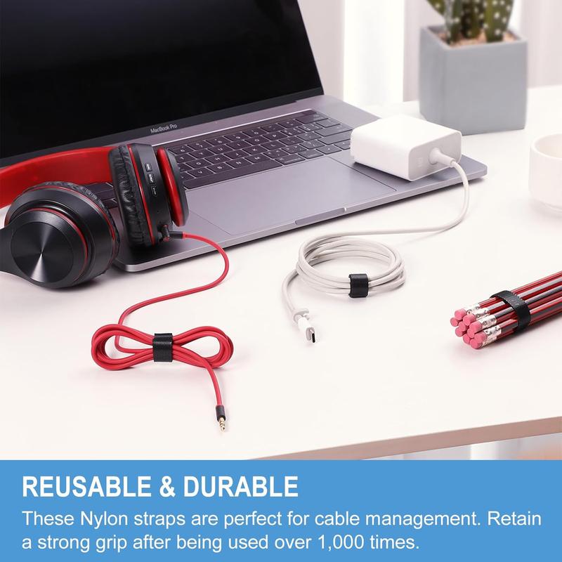 1 in x 30 ft Hook and Loop Roll | Double-Sided Strips, Self-Gripping Straps | Multi-Purpose Wrap Fasteners for , Office, Data Center, and More 1 in x 30 ft Hook and Loop Roll | Double-Sided Strips, Self-Gripping Straps | Multi-Purpose Wrap Fasteners for , Office, Data Center, and More