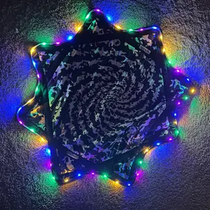 Mougee Spark Flow Star 28" Diameter Rechargeable Multi-Colored LED Lights 3 Modes Fun Easy to Start Endlessly Challenging for Beginners and Advanced Players