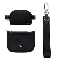 Three-piece waist bag set-Black