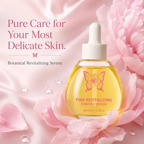 【ASD】VENROCK Pink Revitalizing Serum - Improve Dullness Enhances Radiance &Contains Anti-Aging Active Peptides For Increase Skin Elasticity &Moisturizing Texture Brightening Solution Lightweight-Rejuvenate Natural Skin