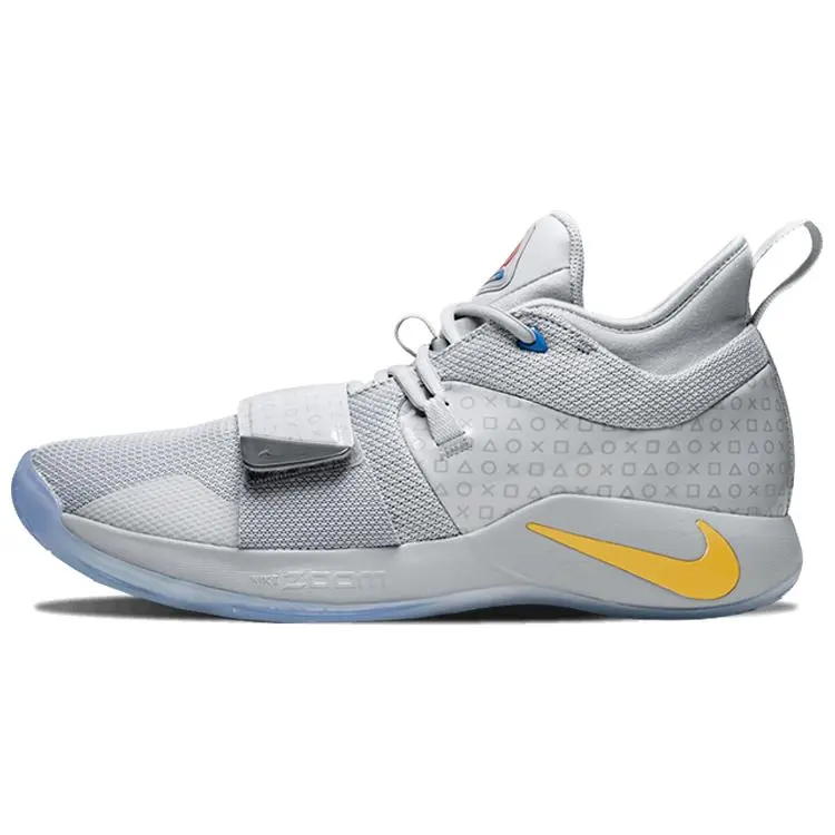 PlayStation x Nike PG 2.5 'Wolf Grey' Fashionable Sports Shoes, Hoop Shoes for Athletic Activities