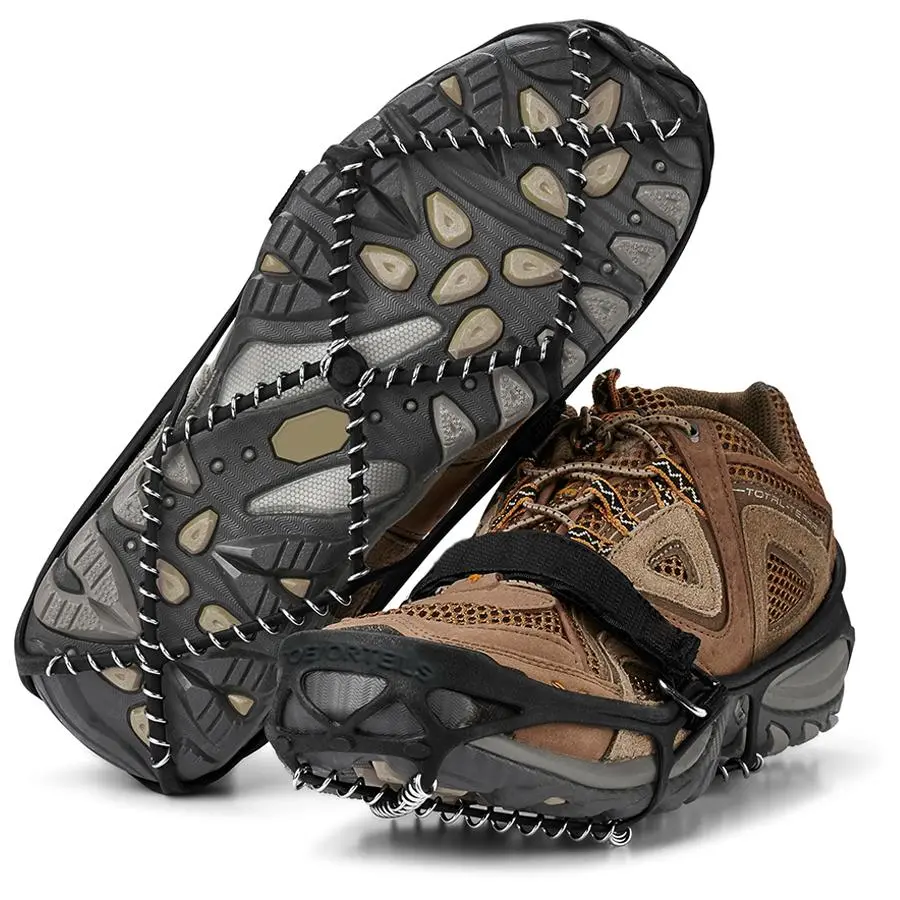 Snowshoe Bindings, 1 Pair 360-Degree Anti Slip Grip on Snow, Ice & Multi-terrain Surfaces Snowshoe Binding, Unisex Outdoor Sports Equipment, Shoe Accessories