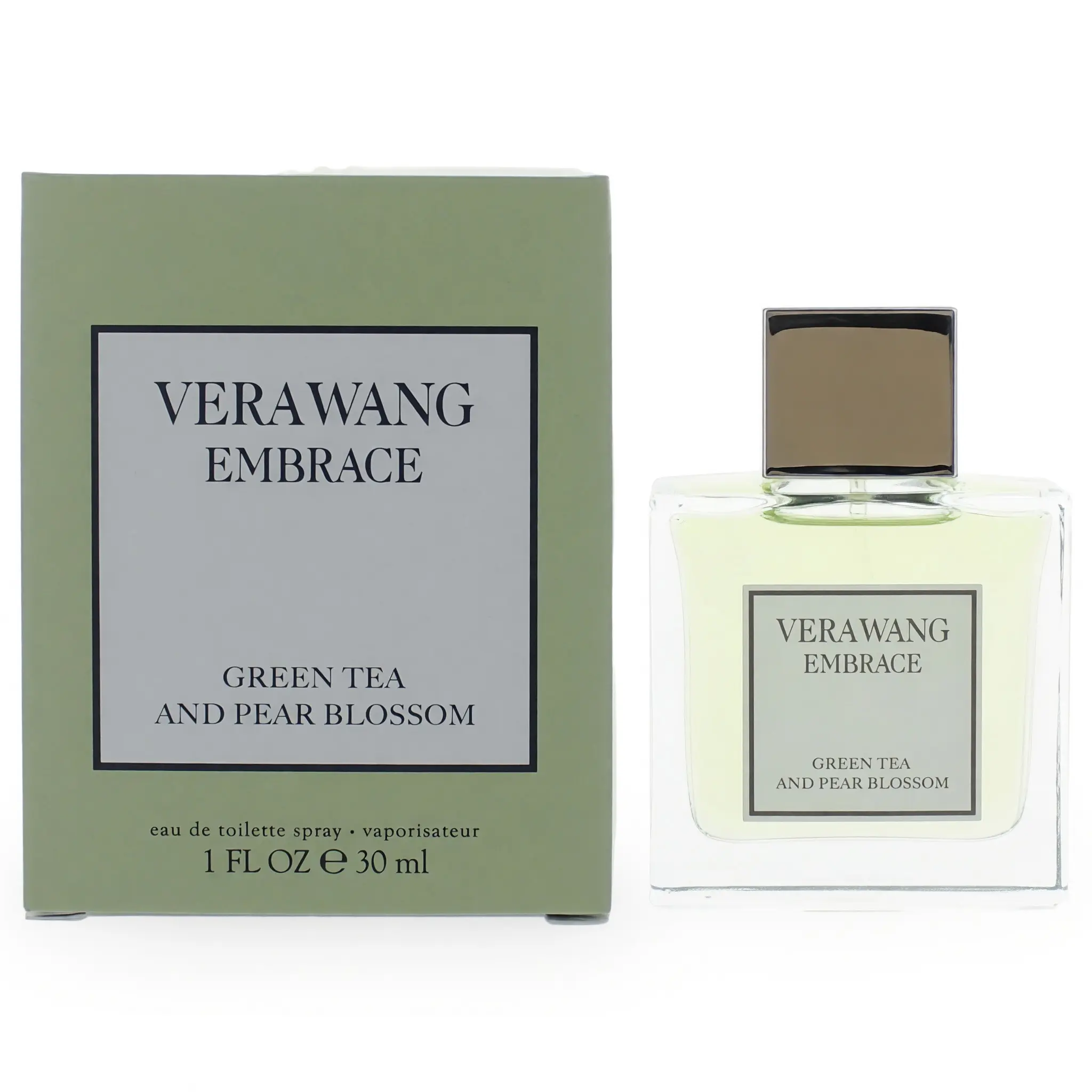 Vera Wang Embrace Green Tea and Pear Blossom by Vera Wang, 1oz EDT Spray women, Independent, Confident, Emotional Charm Women's Fragrance, Floral, 30 Ml, Emotional Allure, Fresh Floral, Musk, Romantic