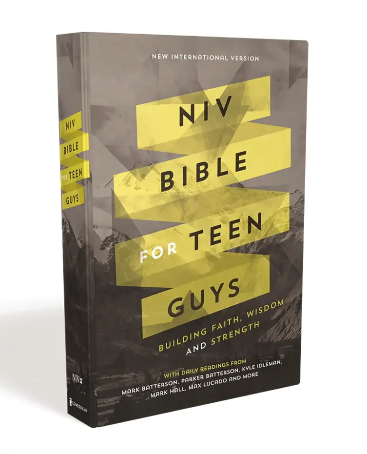 NIV Bible for Teen Guys, Hardcover: Building Faith, Wisdom and Strength