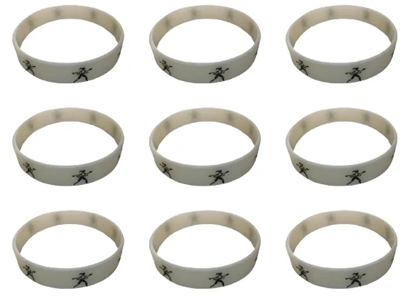 No Mercy 9-Pack Silicone Wristband for Softball Players Comfortable Fit Lightweight Design Ideal for Everyday Wear with Powerful Quote