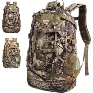 Hunting Backpack Outdoor Hunting Daypack for Bow or Rifle with Rain Cover (Green)