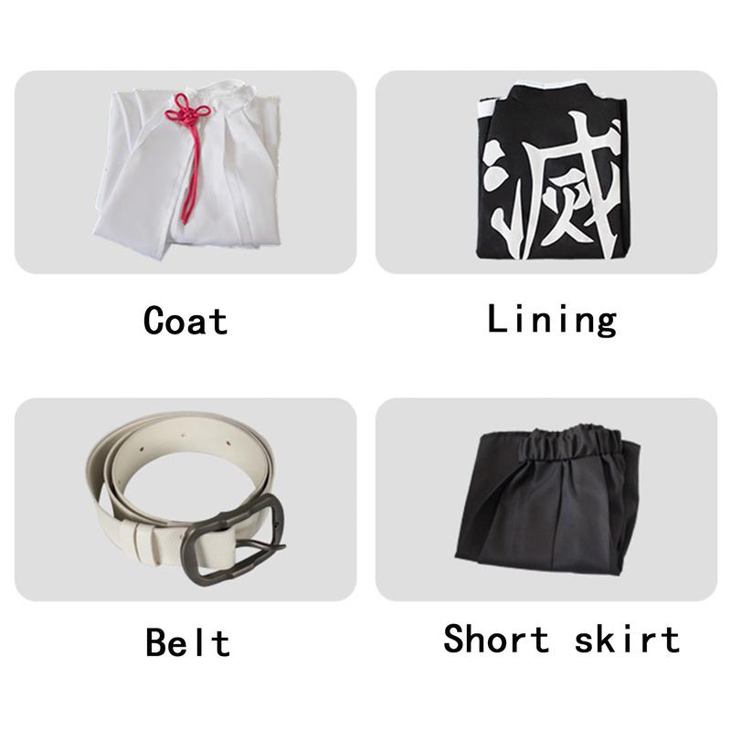 Kanao Tsuyuri style Cosplay Costume Full KIDS/Adults, girl women cloth kimetsu no yaiba demon slayer,many style high quality, net included,stock in LA, go to UPS USPS Fedex working everyday,fastest shipping! fantasy