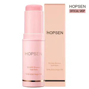 HOPSEN Wrinkle Bounce All-in-One Hydrating Multi-Balm for Face, Lips, Eyes and Neck - Official Product Daily Moisturizer Stick with Moisture Mist (0.32 oz)