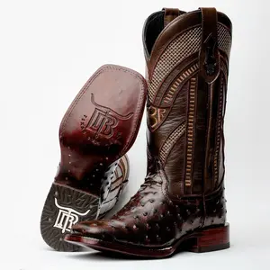 Chocolate Brown Boots - Square Toe Chocolate Brown Boots - Square Toe